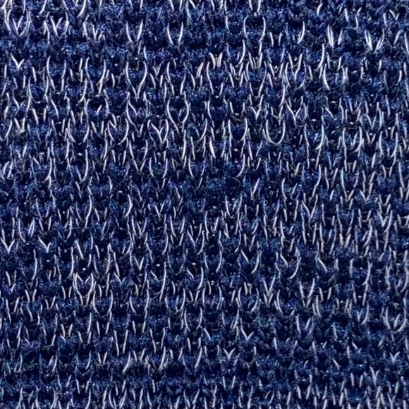 Vtg Jack Sartori Neck Tie Blue Square Tip Knit Cotton 60x2 Sartorially Splendid - Picture 3 of 8